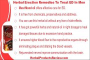 Use Best Herbal Erection Remedies To Treat ED Problem In Men