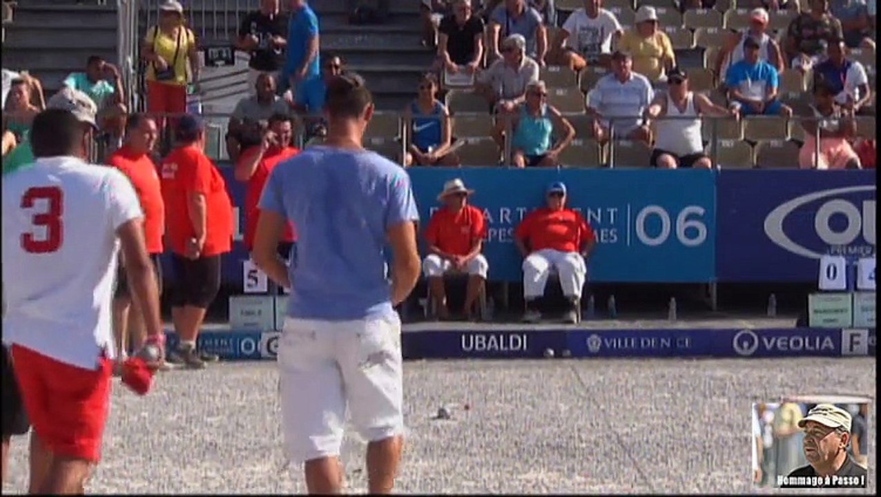 16ème de finale de l'Europétanque Département des Alpes-Maritimes à Nice 2015 : LE BOURSICAUD vs EMILE