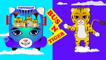 Nursery Rhymes with Wheels On The Bus Tiger Rhyme (Songs for Children with Action)