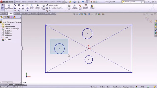 kopyalama komutu solidworks teknik resim