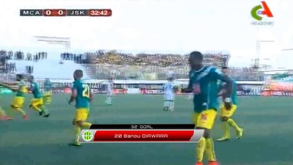 But de Diawara (32' JS Kabylie) face au MC Alger