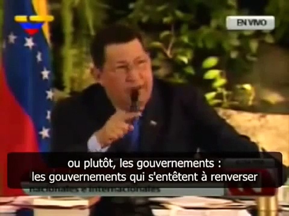 Reflexion d Hugo Chávez sur la France et l union europeene