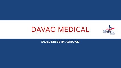 Study MBBS in Philippines | Davaomedical