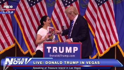 FNN- Hispanic Woman Goes Nuts For Donald Trump