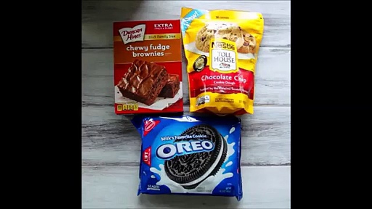 bolo com bolachas Oreo