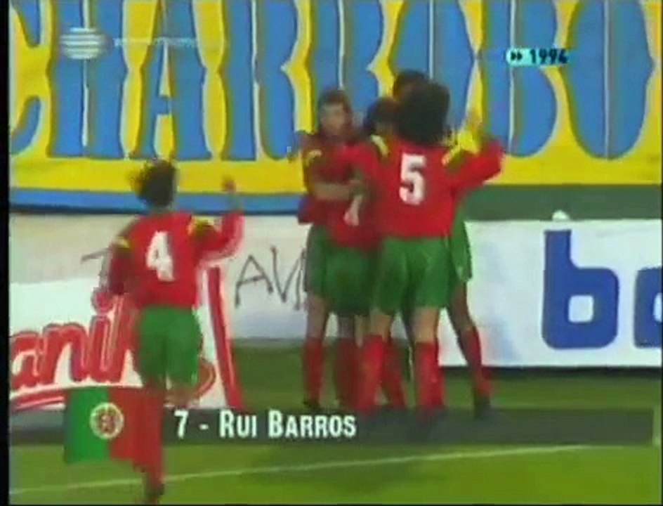 Portugal 5-0 Scotland 1993 World Cup qualifier