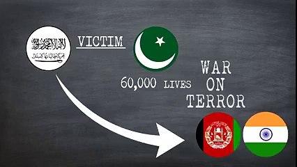 Who is supporting terrorism in Pakistan