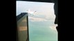 Un avion A380 frôle un hélicoptère au dessus de Dubaï... Dingue
