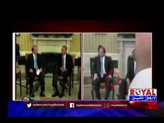 Nawaz Again Carrying Notes During meeting