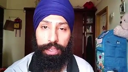 An Indian Sardar is Telling The Exact Situation in The Punjab