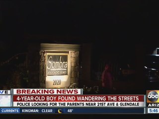 4-year-old found wandering the streets