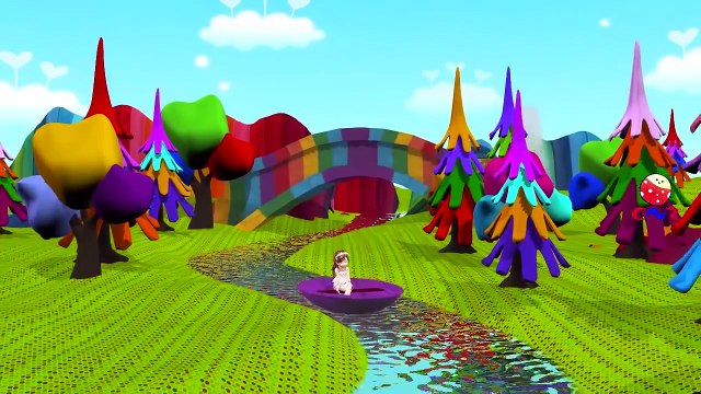 Teddy Bear, Dinosaurs & Monkey Cartoons for Children | Row Row Row Your Boat Children Nurs