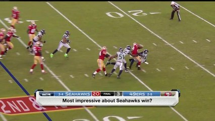 What was most impressive about Seahawks win?