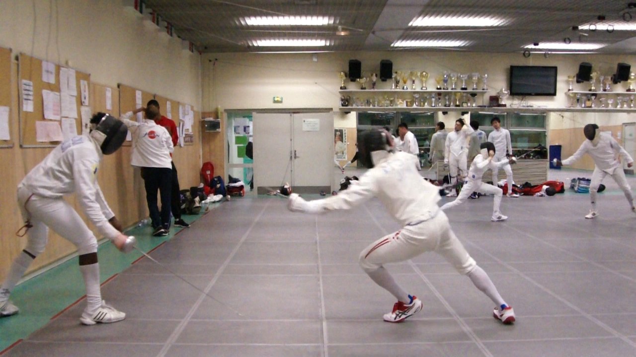 Epée "Quand l'escrime japonaise s'entraîne à Levallois"