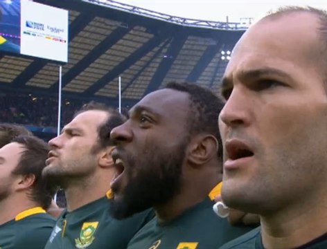 Les demi-finalistes de la Coupe du monde de rugby, en quatre hymnes