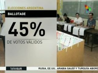 Elecciones en Argentina: ¿En qué consiste el ballotage?