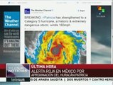 Huracán Patricia alcanza categoría 5, hay alerta roja en México