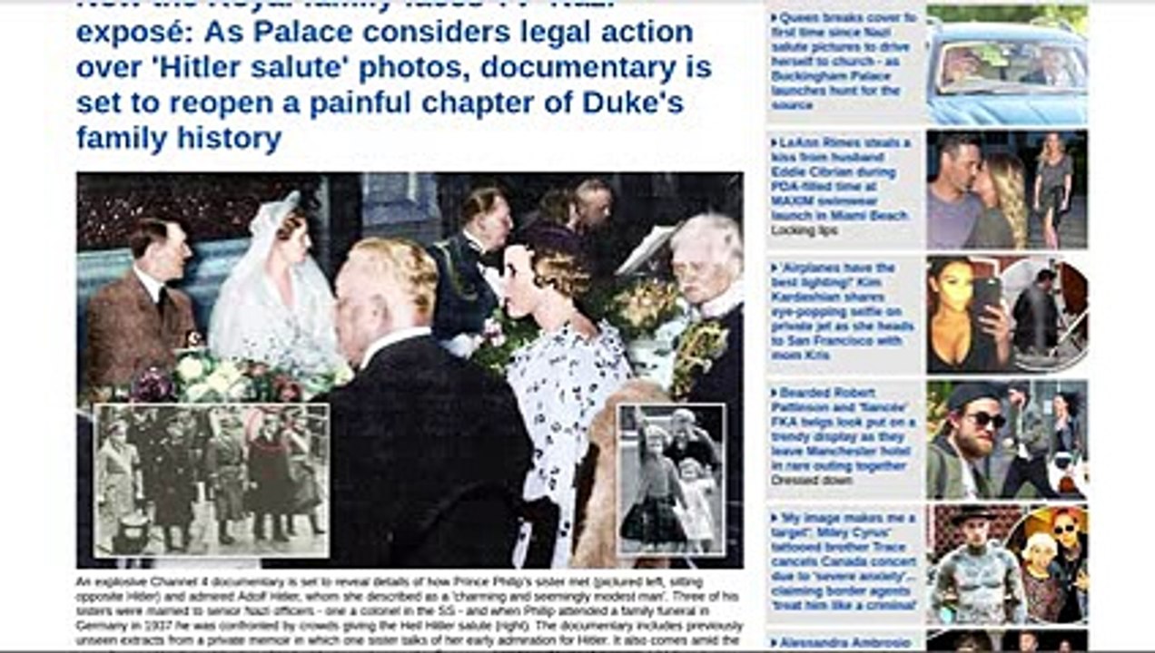 New Duck Media relentless Royal family now faces TV Nazi expos