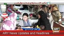 13 July 2015, Aseefa Bhutto Zardari Visits Lyari General Hospital Karachi