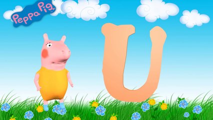 Peppa pig ABC Song for kids Nursery Rhymes