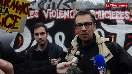 Pont-de-Buis (29). 400 manifestants "contre les armes de la police" (Le Télégramme)