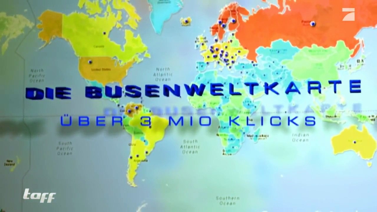 Die Busen Weltkarte | taff