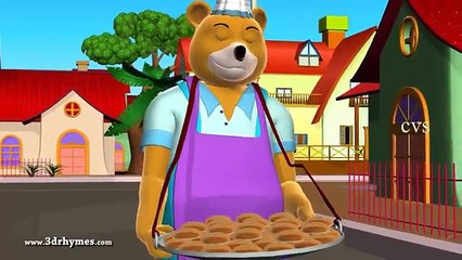 Hot Cross Buns - 3D Animation English Nursery rhymes for children with lyrics