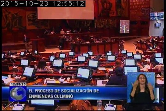 Concluyó el proceso de socialización de las enmiendas constitucionales