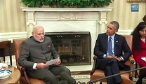 For all those criticizing Nawaz Sharif please watch this video of Modi with Obama