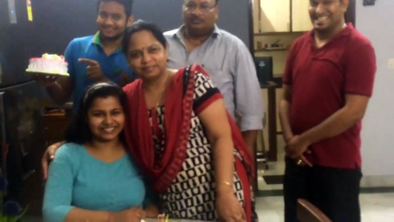 Guy Smears Cake into Sister's Face on Her Birthday