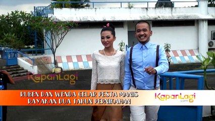 Ruben-Wenda Gelar Pesta Manis Rayakan 2 Tahun Pernikahan