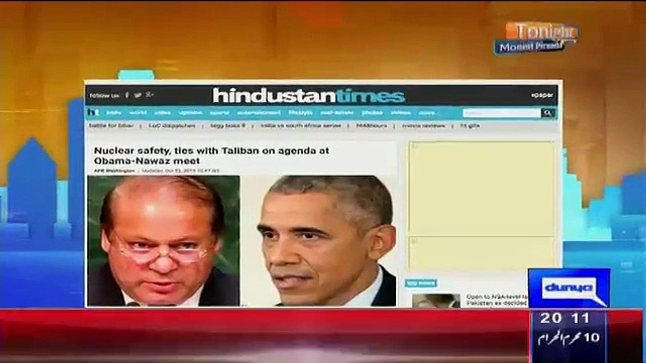 Moeed Pirzada Great Response On Nawaz Obama Meeting