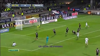 Mathieu Valbuena GOAL | Lyon 2 - 0 Toulouse