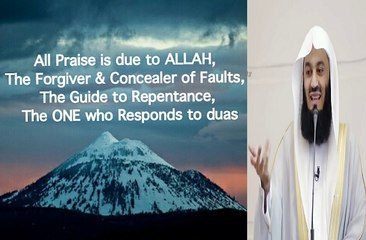 "Two words" Light on the tongue but heavy on the scale–Mufti Menk