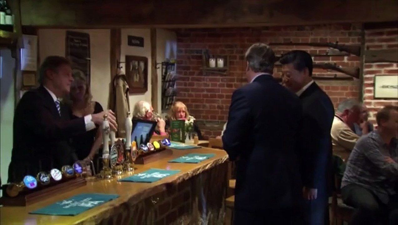 Bière et fish and chips pour David Cameron et Xi Jinping