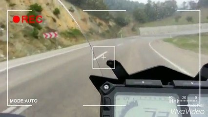 yamaha mt-09 tracer abant doğal parkı yolu