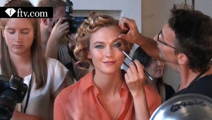 Karlie Kloss Backstage at DVF Spring 2016 | NYFW