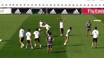 Isco scored a fantastic goal during the training session