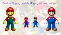 Super Mario Finger Family Song Daddy Finger Nursery Rhymes 3D Full animated cartoon englis