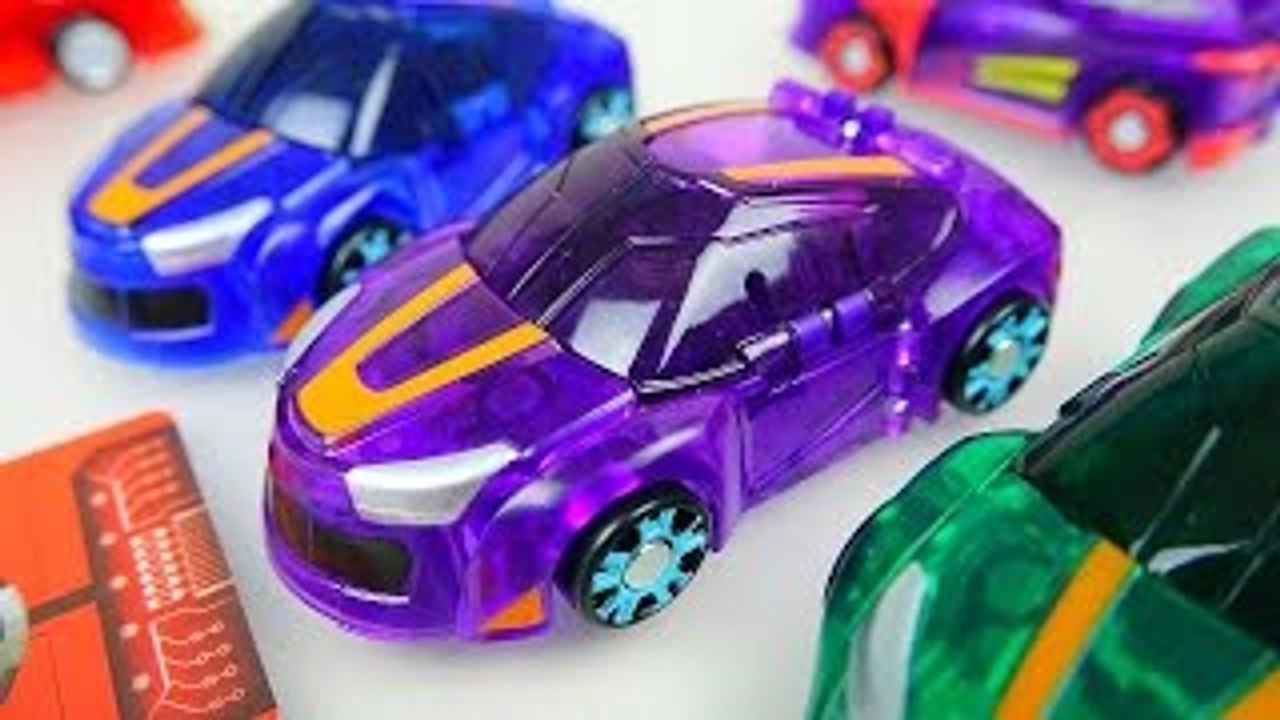 MeCard cars 터닝메카드 신제품 에반 보라 퍼플 테로와 터닝카 장난감 T