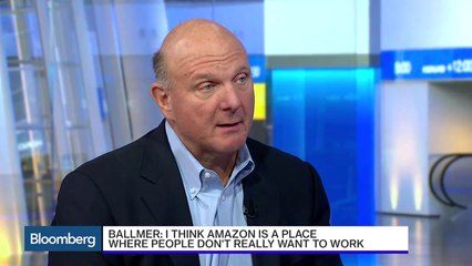 Ballmer: Intense Competition Between Microsoft, Amazon