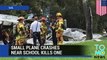 Plane crashes near Spring Hill, Florida elementary school, pilot killed - TomoNews