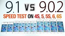 iOS 9.1 VS iOS 9.0.2 Speed Test on iPhone 6S, 6, 5S, 5 & 4S Is iOS 9.1 Faster?