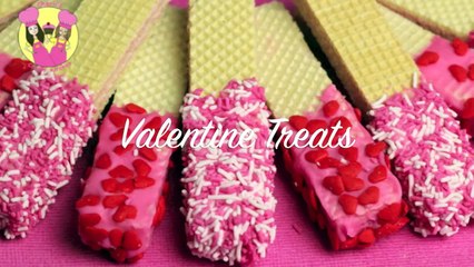 VALENTINE WAFER COOKIES easy Mothers day or valentines treats how to baking