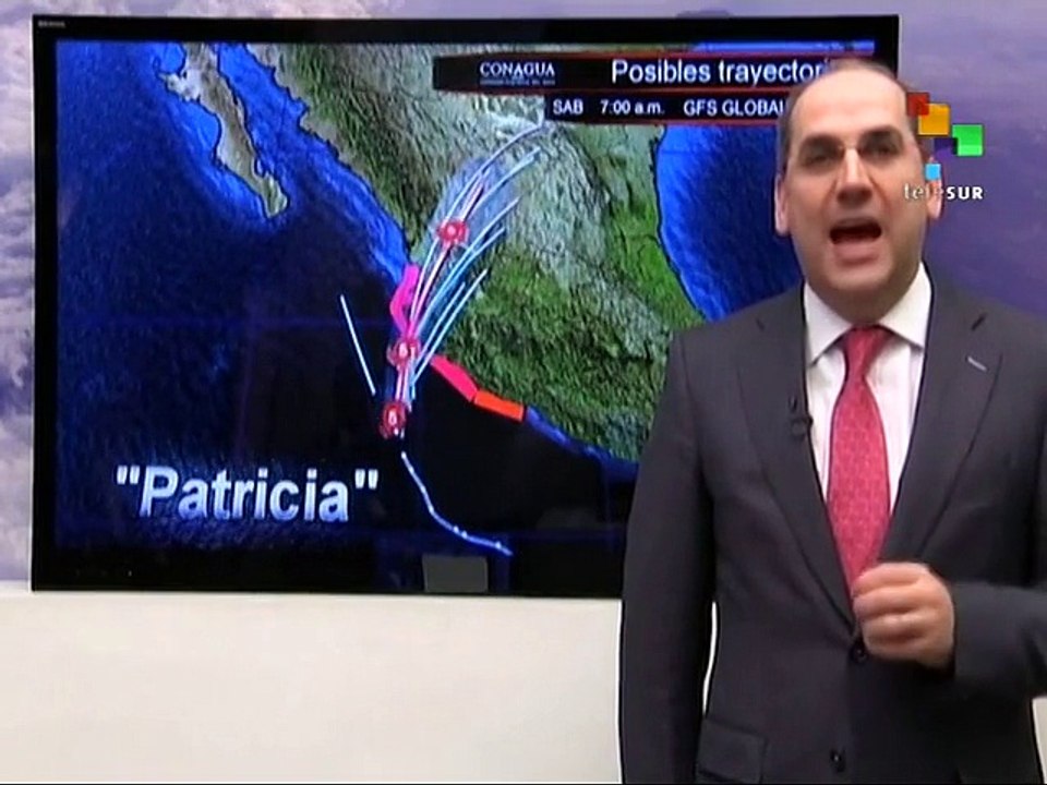 From the South - Hurricane Patricia Hits Mexican Pacific Coast