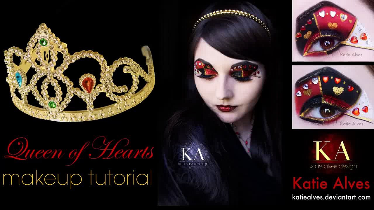 Queen Of Hearts Halloween Makeup Tutorial Dailymotion Video