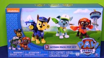 PAW PATROL Nickelodeon Paw Patrol Chase, Rocky, Zuma Action Pep Set a Paw Patrol Video