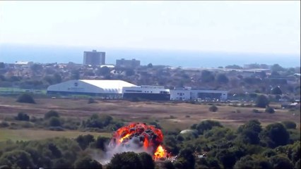 Plane crash Shoreham Airshow 22.08.2015 WEST SUSSEX