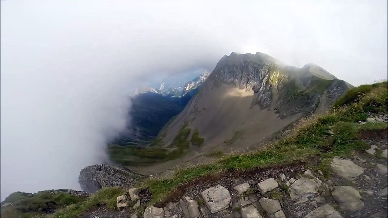 RC plane crashes into the mountain