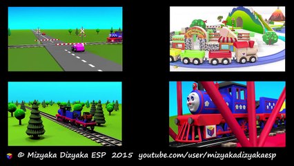 Canciones con numeros infantiles. El tren Chu-Chu y los números. Dibujo animado para niñ